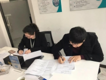 熱烈祝賀劉總、褚總簽約創(chuàng)綠家浙江省臺州市縣級代理！